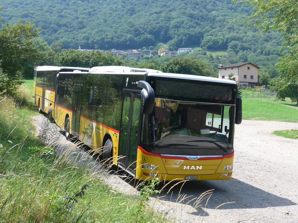 (208'075) - ATV, Rivera - Nr. 9/TI 18'164 - MAN am 21. Juli 2019 in Rivera, Garage
