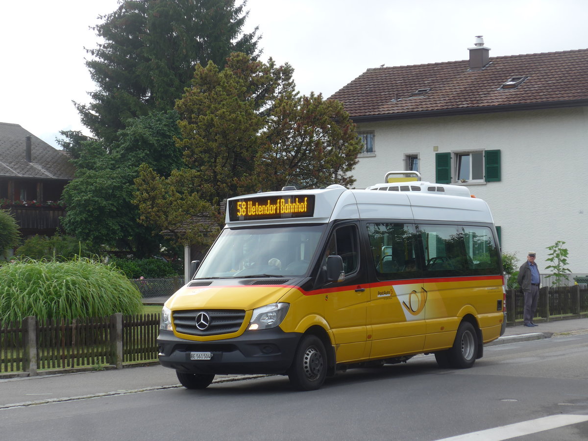 (208'187) - L�di, Uetendorf - BE 561'504 - Mercedes am 29. Juli 2019 in Thun-Lerchenfeld, Endstation