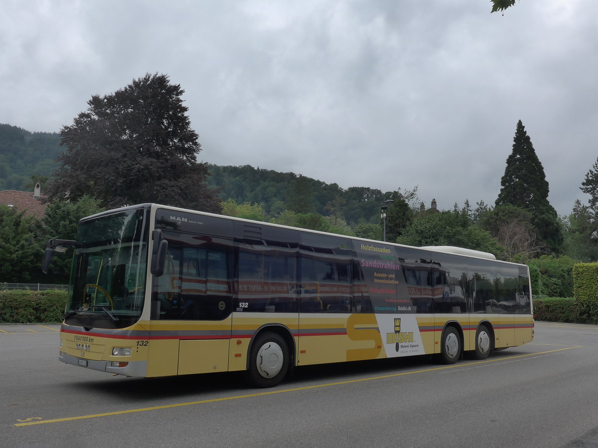(208'196) - STI Thun - Nr. 132/BE 801'132 - MAN am 29. Juli 2019 bei der Schiffl�ndte Thun