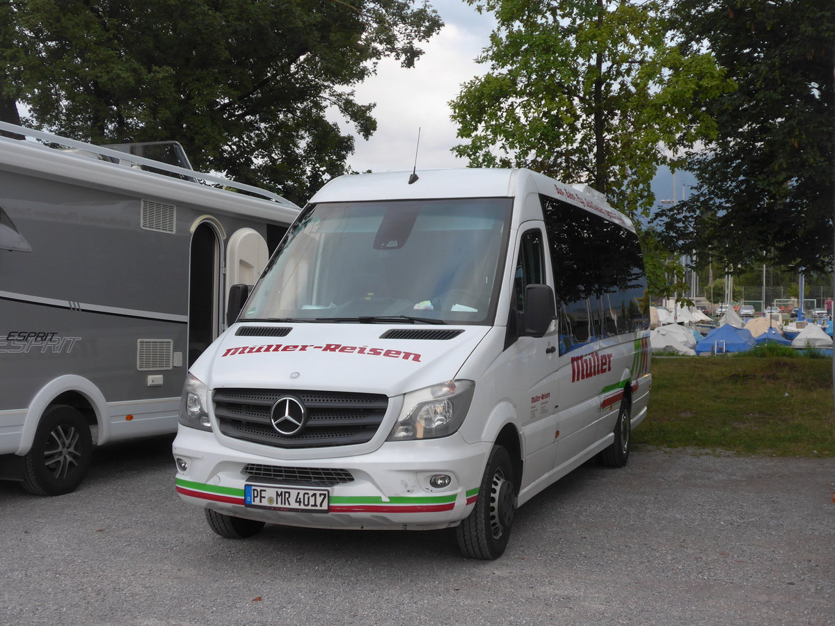 (208'228) - Aus Deutschland: M�ller, Pforzheim - PF-MR 4017 - Mercedes am 31. Juli 2019 in Thun, Lachenwiese