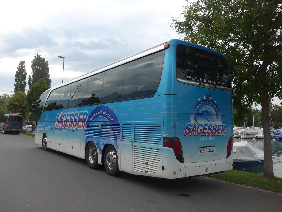 (208'573) - S�gesser, Wintersingen - Nr. 3/BL 7194 - Setra am 7. August 2019 in Thun, Strandbad