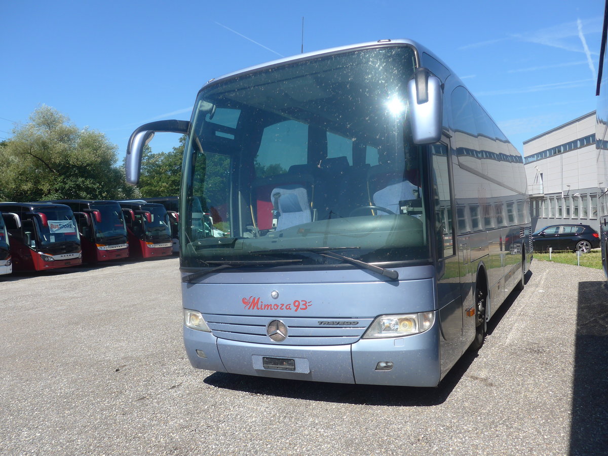 (208'659) - Mimoza 93, Grenchen - Nr. 28 - Mercedes (ex Schwarb, M�hlin Nr. 28) am 11. August 2019 in Kloten, EvoBus