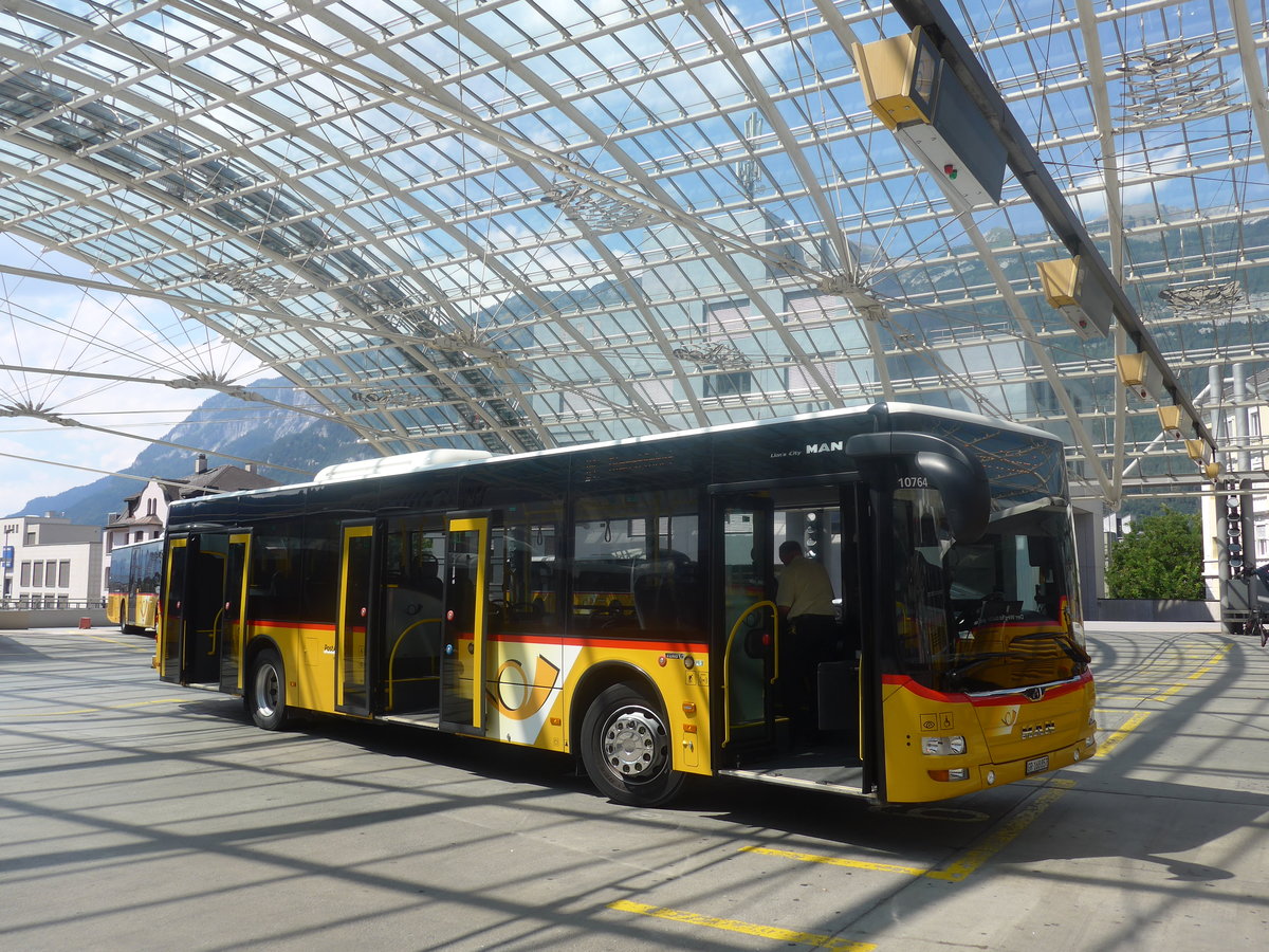 (208'662) - PostAuto Graub�nden - GR 168'857 - MAN am 11. August 2019 in Chur, Postautostation