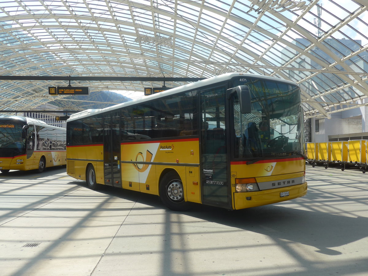 (208'669) - PostAuto Graub�nden (Thepra 10) - GR 178'949 - Setra am 11. August 2019 in Chur, Postautostation