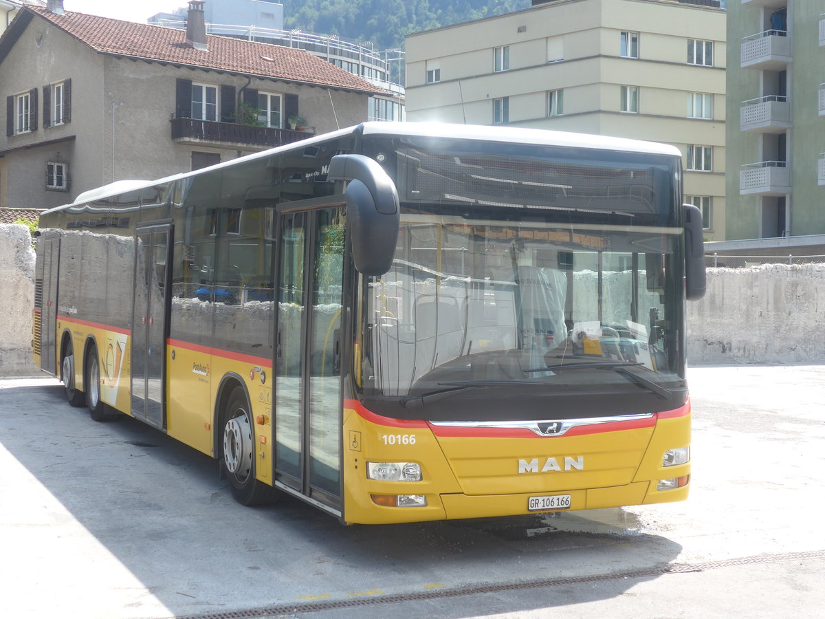 (208'675) - D�nser, Trimmis - GR 106'166 - MAN am 11. August 2019 in Chur, Postgarage