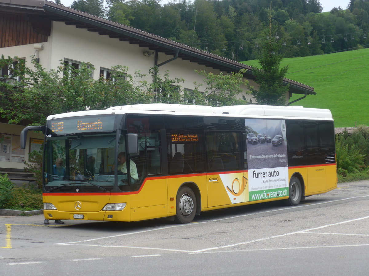 (208'777) - PostAuto Ostschweiz - SG 304'011 - Mercedes (ex TG 158'012) am 17. August 2019 in Atzm�nnig, Schutt