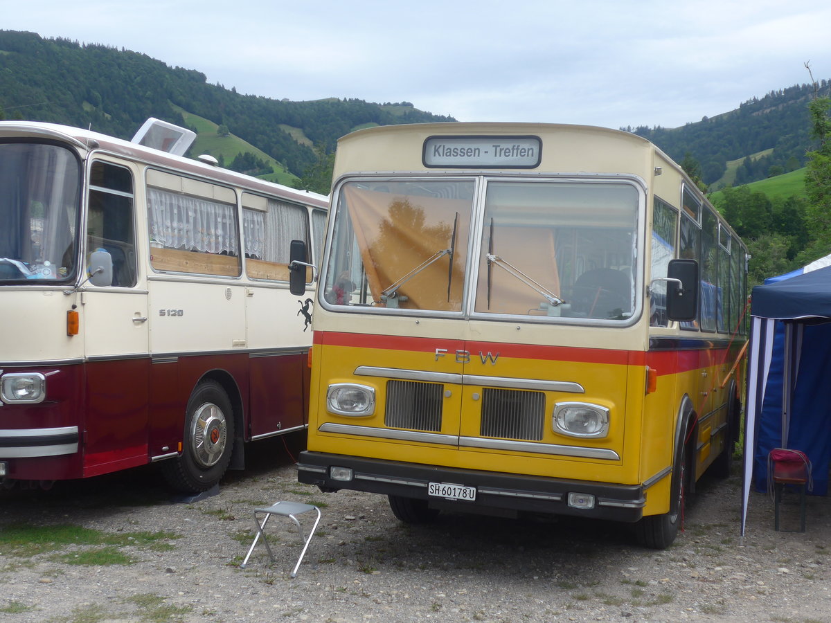 (208'788) - Ruch, Schaffhausen - SH 60'178 U - FBW/FHS (ex Niederer, Grub; ex Baumgartner, Horn; ex Bucheli, Kriens Nr. 9; ex Bucheli, Kriens Nr. 16) am 17. August 2019 in Atzm�nnig, Schutt