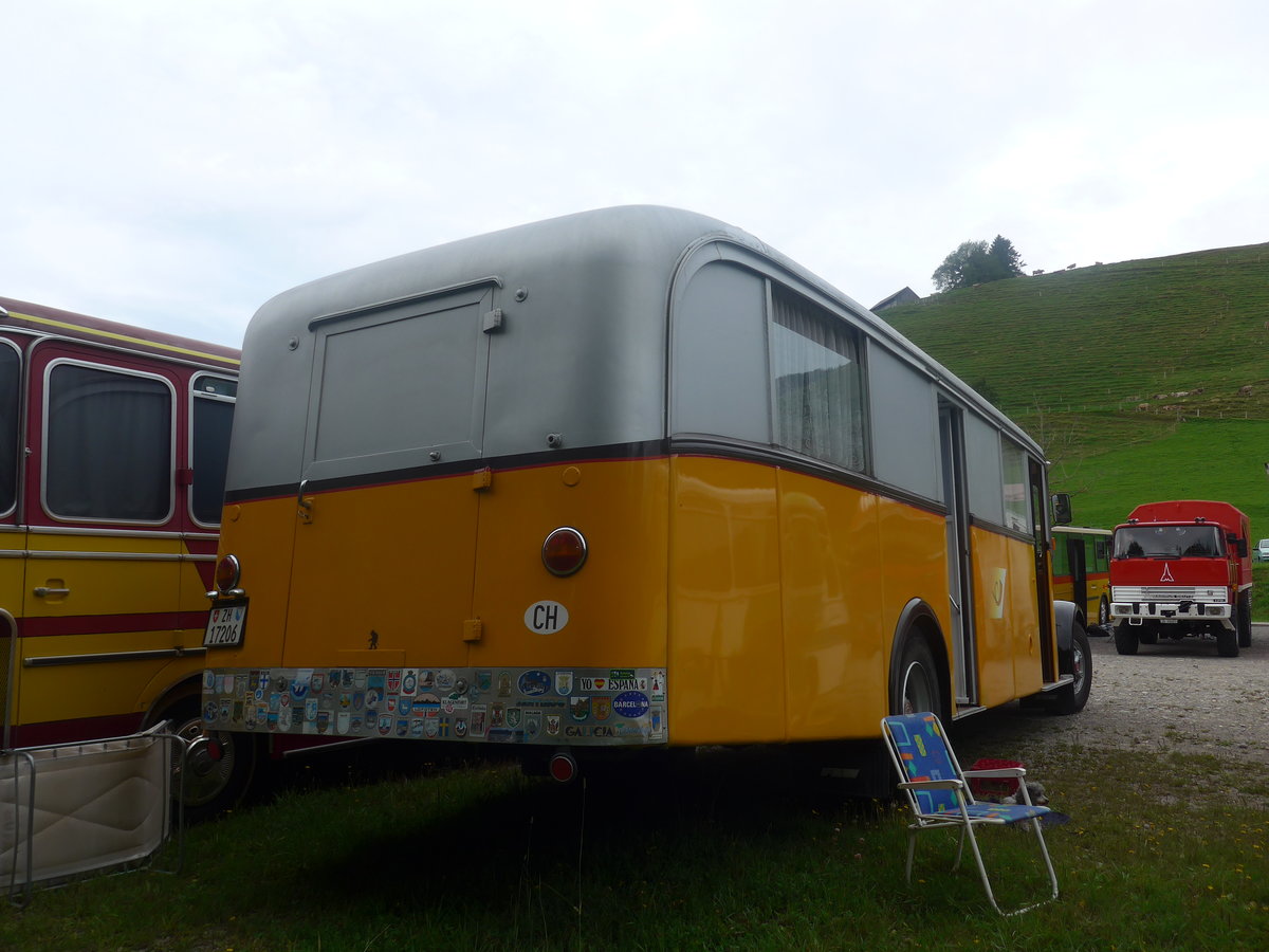 (208'866) - Badertscher, Winterthur - ZH 17'206 - FBW/T�scher (ex P 24'574; ex P 1394) am 17. August 2019 in Atzm�nnig, Schutt