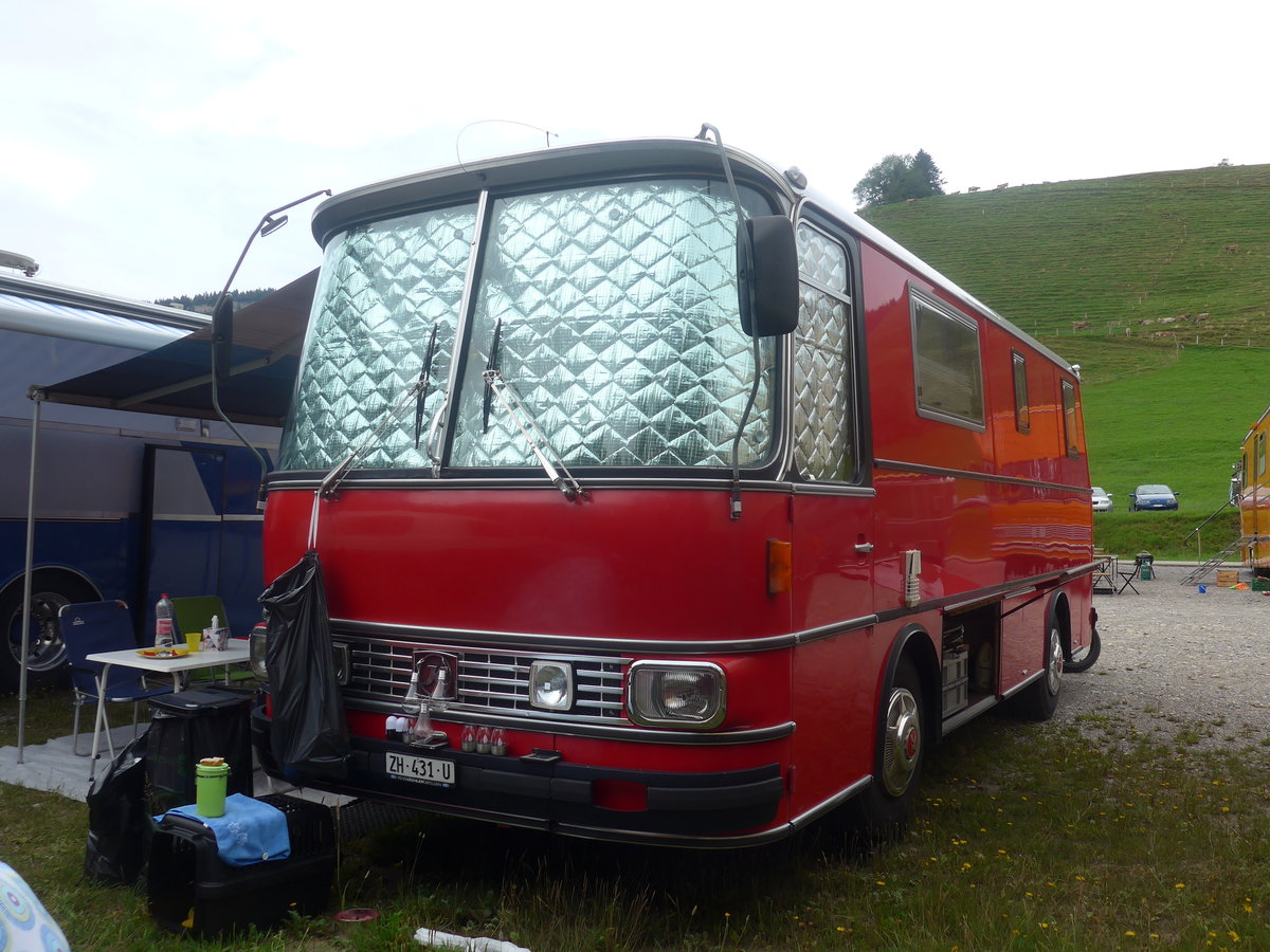 (208'871) - Beer, Obfelden - ZH 431 U - Setra am 17. August 2019 in Atzm�nnig, Schutt