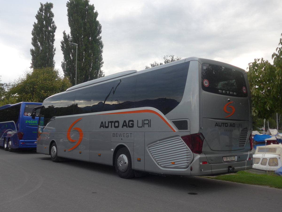 (208'967) - AAGU Altdorf - Nr. 16/UR 9224 - Setra (ex Molnar, HR-Bjelovar) am 17. August 2019 in Thun, Strandbad