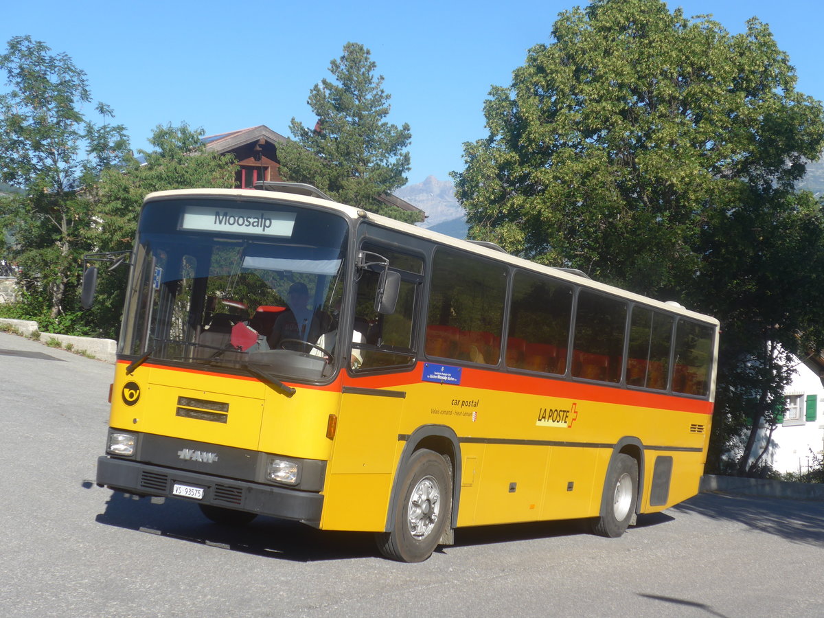 (208'975) - Oser, B�rchen - VS 93'575 - NAW/Lauber (ex Epiney, Ayer) am 18. August 2019 in B�rchen, Ronalp