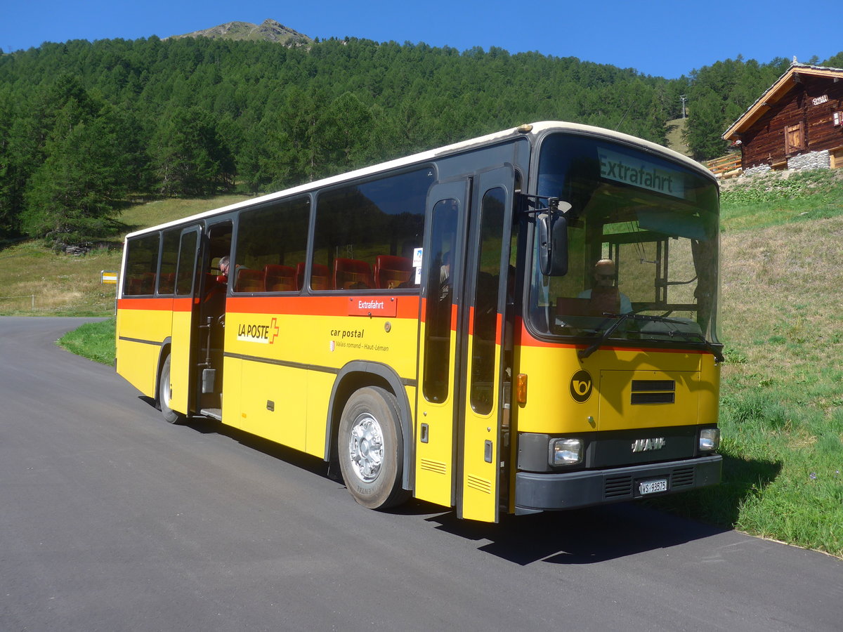 (208'995) - Oser, B�rchen - VS 93'575 - NAW/Lauber (ex Epiney, Ayer) am 18. August 2019 in Z'Nivu, Skilift