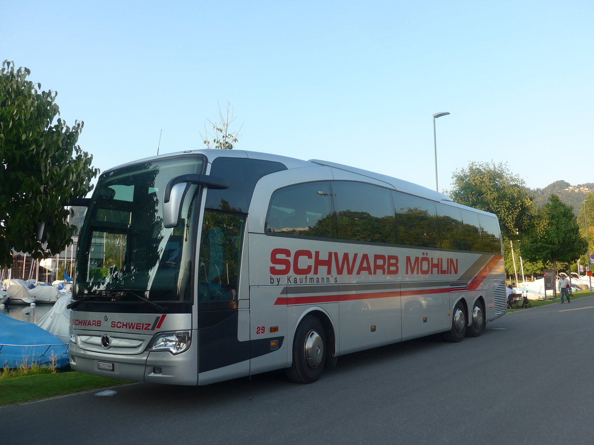 (209'081) - Schwarb, M�hlin - Nr. 29/AG 203'968 - Mercedes am 24. August 2019 in Thun, Strandbad