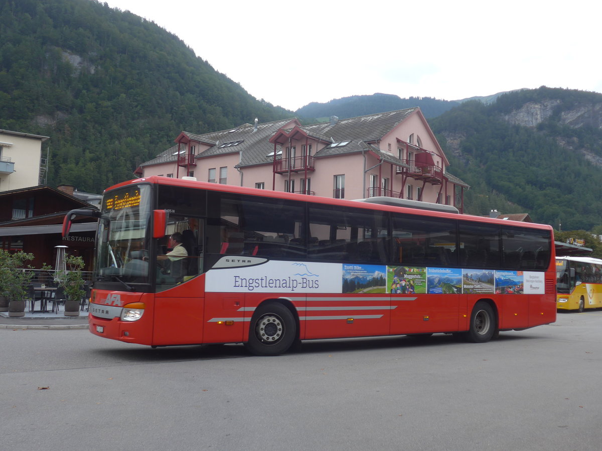 (209'185) - AFA Adelboden - Nr. 24/BE 26'701 - Setra am 1. September 2019 in Meiringen, Postautostation (Einsatz PostAuto f�r Engstlenalp-Bus)