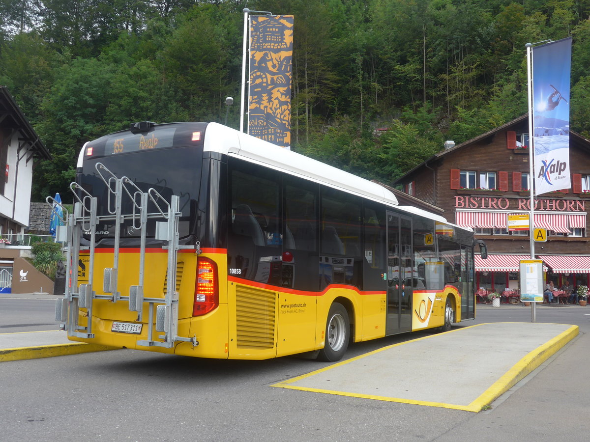 (209'197) - Fl�ck, Brienz - Nr. 4/BE 517'311 - Mercedes am 1. September 2019 beim Bahnhof Brienz