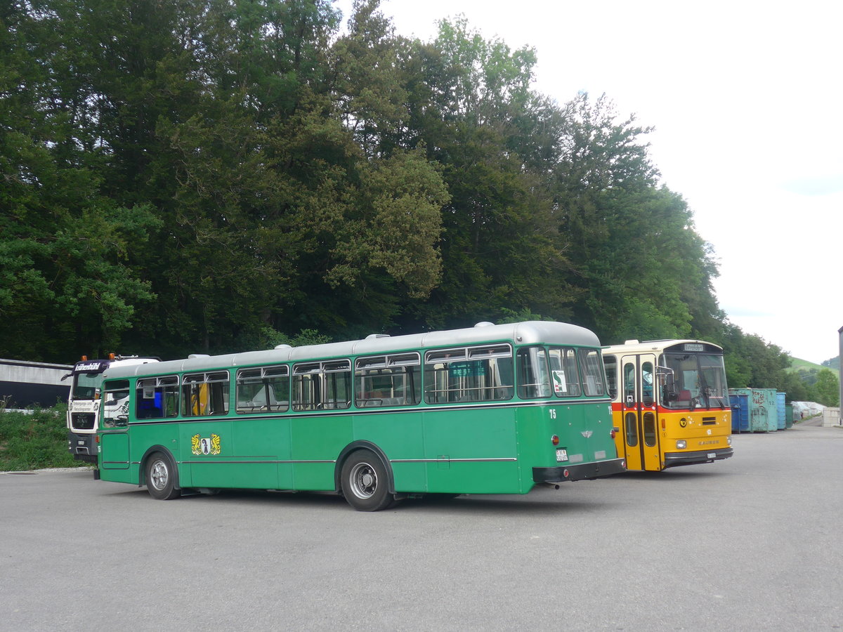 (209'285) - BVB Basel (RWB) - Nr. 75/BE 530'697 - FBW/FHS am 1. September 2019 in Burgdorf, �kihof Ziegelgut