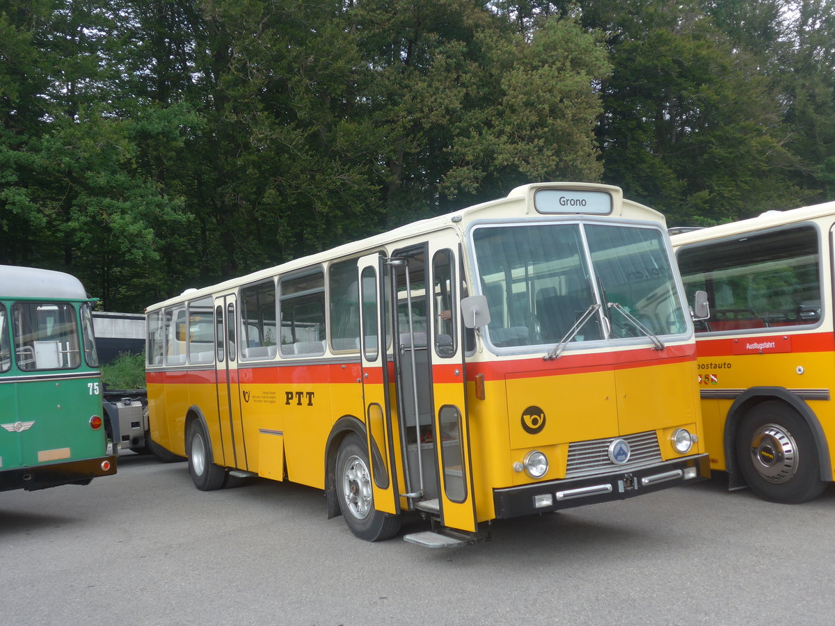 (209'289) - Gast, Wimmis - Saurer/T�scher (ex HPTrans, Thusis; ex Mauerhofer, Worb; ex Erni, Schupfart Nr. 3; ex P 24'636) am 1. September 2019 in Burgdorf, �kihof Ziegelgut