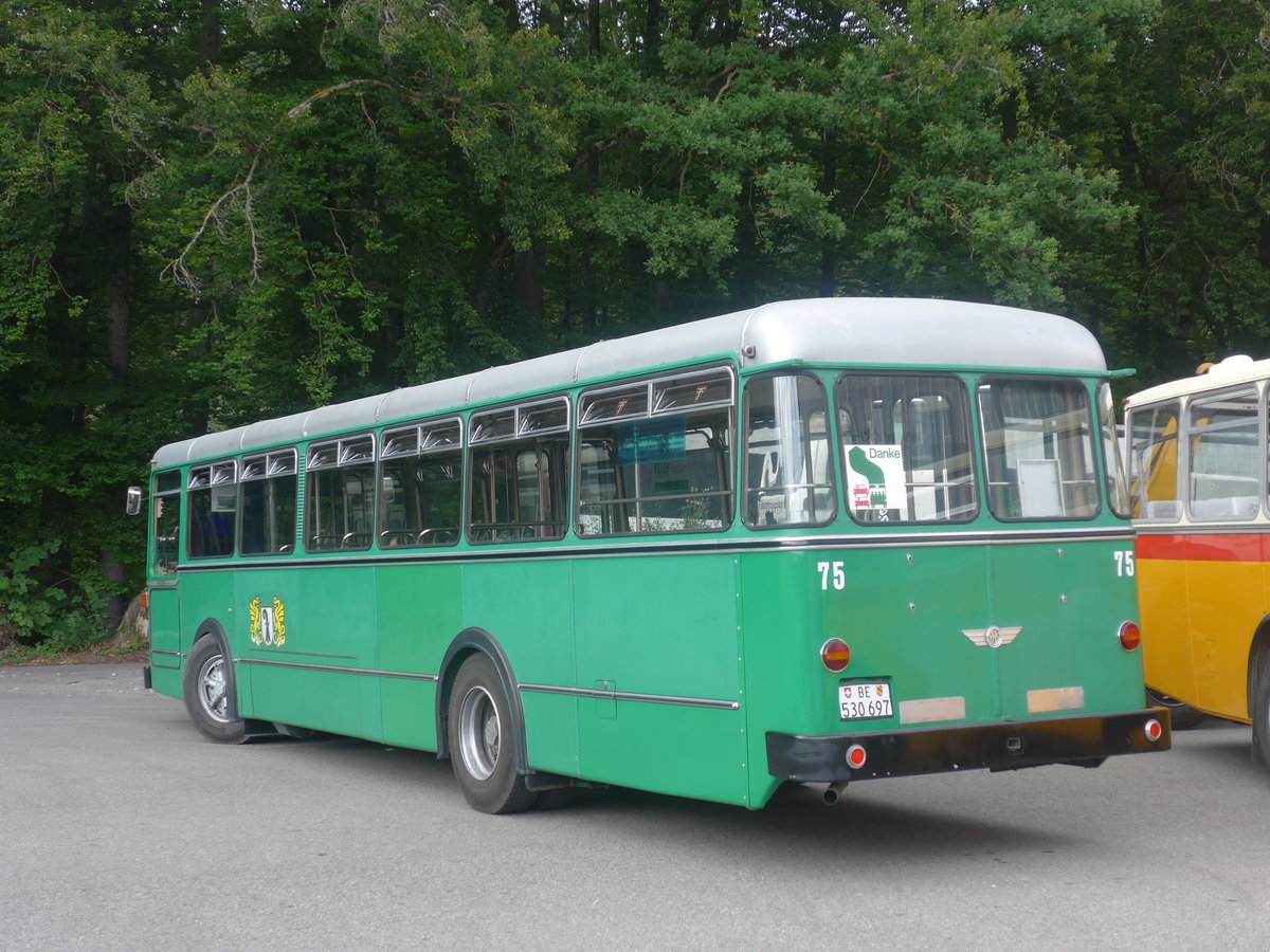 (209'290) - BVB Basel (RWB) - Nr. 75/BE 530'697 - FBW/FHS am 1. September 2019 in Burgdorf, �kihof Ziegelgut