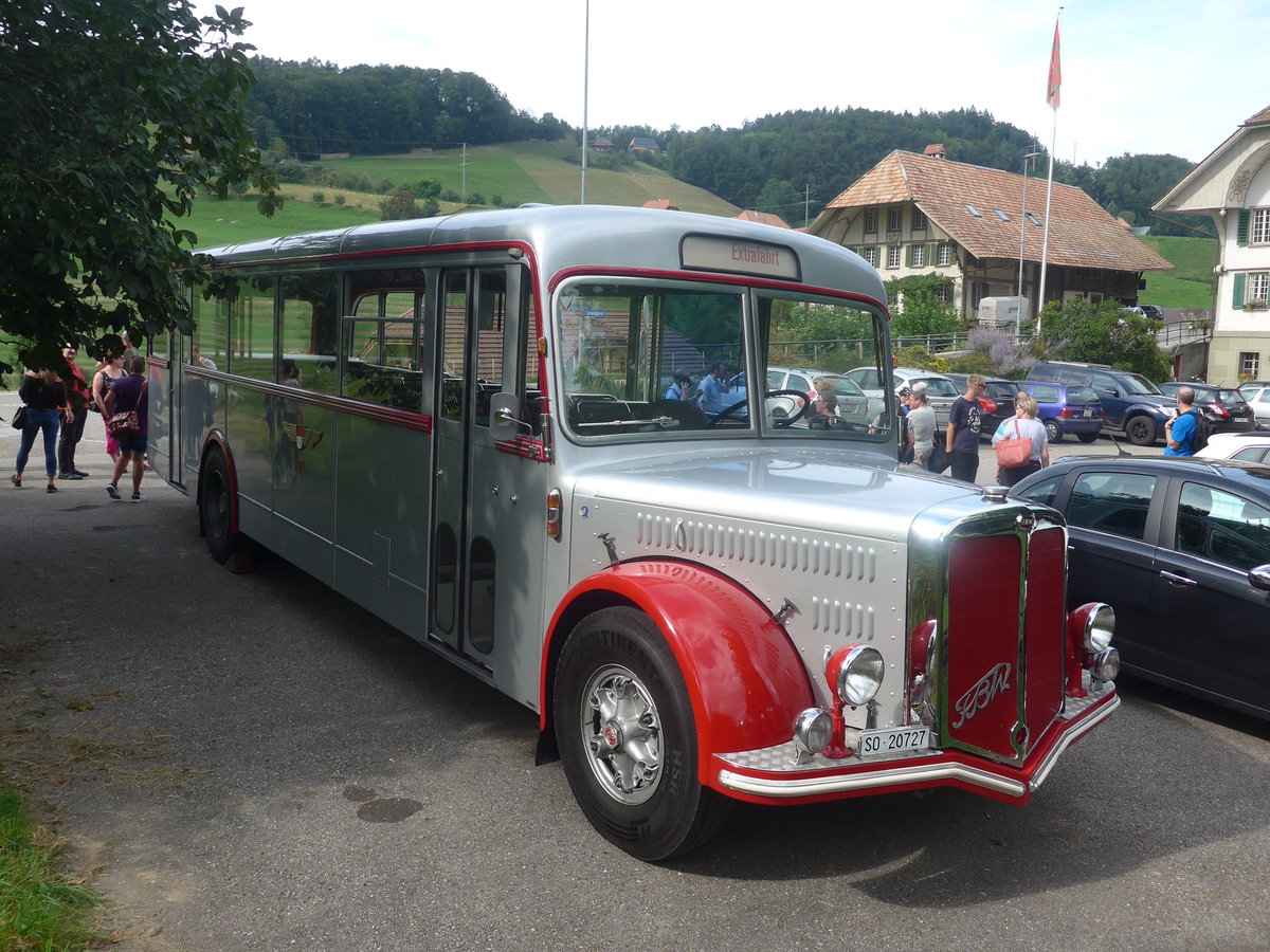 (209'291) - BSU Solothurn - Nr. 11/SO 20'727 - FBW/Hess am 1. September 2019 in Heimiswil, L�wen