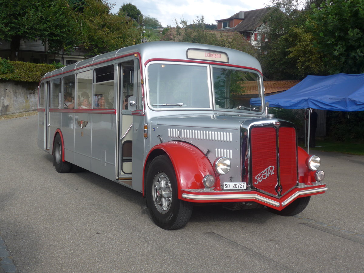 (209'295) - BSU Solothurn - Nr. 11/SO 20'727 - FBW/Hess am 1. September 2019 in Heimiswil, L�wen