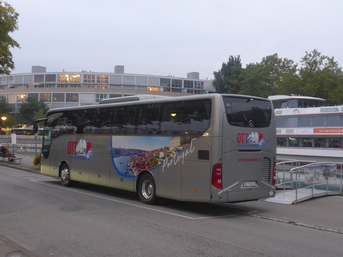 (209'348) - Ott, Steffisburg - BE 749'421 - Mercedes am 6. September 2019 bei der Schiffl�ndte Thun