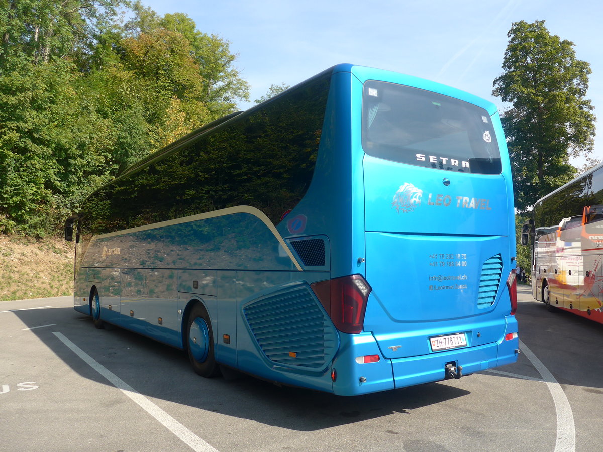 (209'570) - Leo Travel, Z�rich - ZH 778'711 - Setra am 14. September 2019 in Neuhausen, Rheinfall