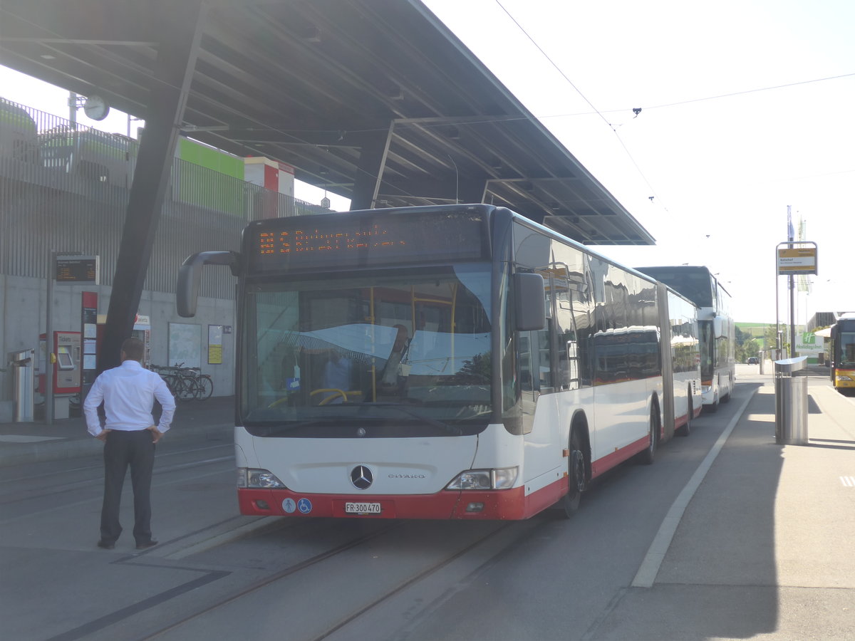 (209'653) - Intertours, Domdidier - FR 300'470 - Mercedes (ex Zeretzke, D-Castrop-Rauxel Nr. 43) am 15. September 2019 beim Bahnhof Bern Br�nnen Westside