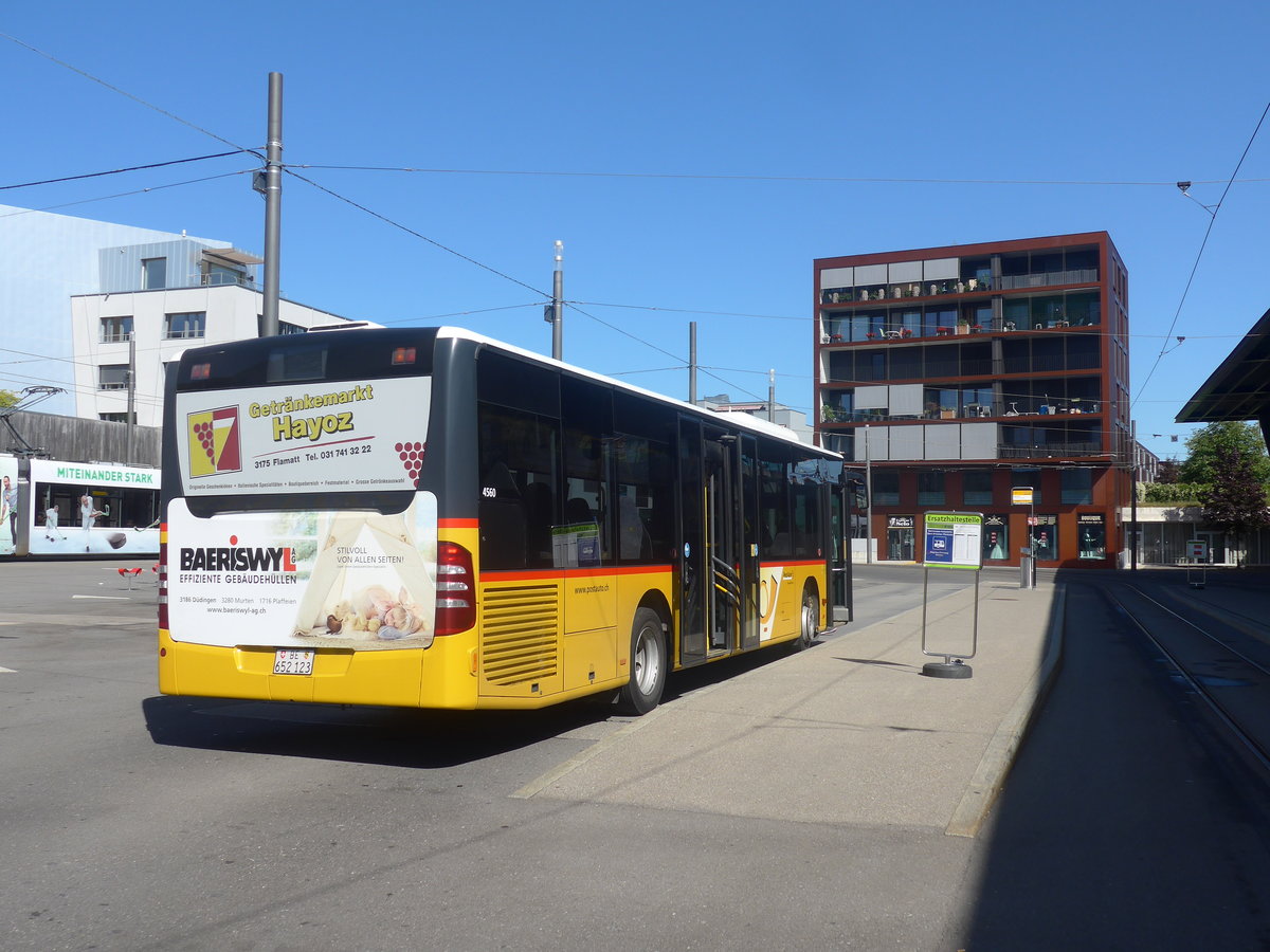 (209'657) - PostAuto Bern - Nr. 9/BE 652'123 - Mercedes (ex Klopfstein, Laupen Nr. 9) am 15. September 2019 beim Bahnhof Bern Br�nnen Westside