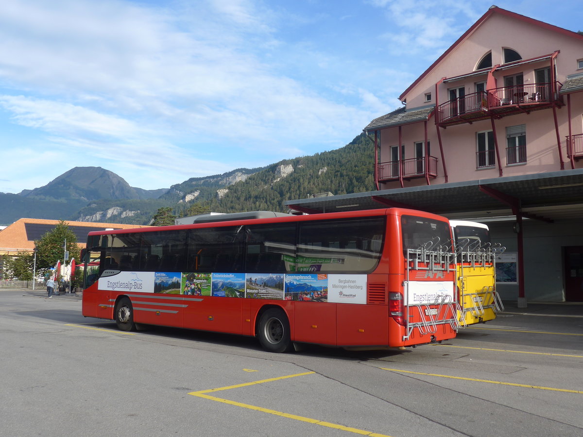(209'736) - AFA Adelboden - Nr. 24/BE 26'701 - Setra am 22. September 2019 in Meiringen, Postautostation (Einsatz PostAuto f�r Engstlenalp-Bus)