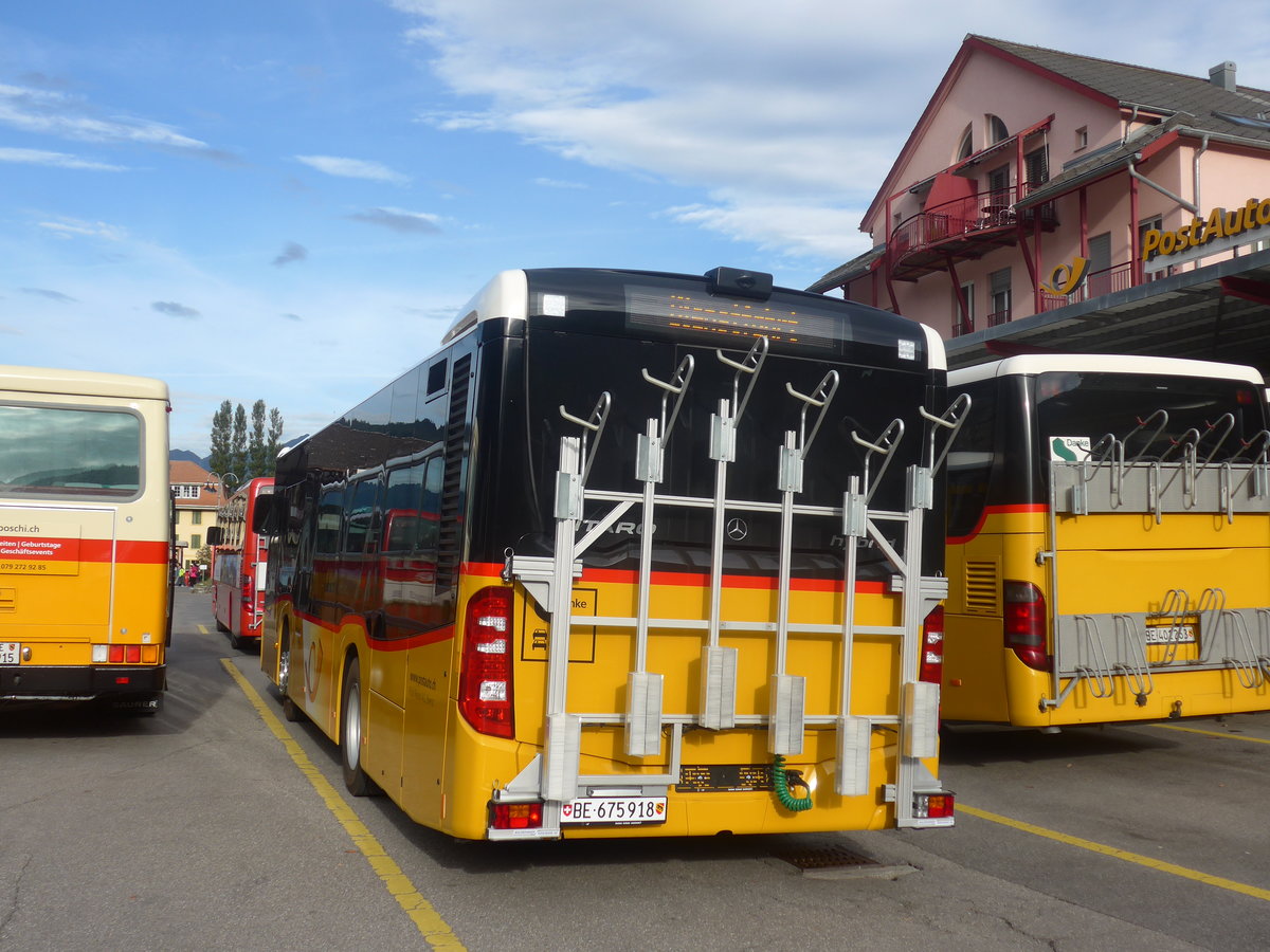 (209'742) - Fl�ck, Brienz - Nr. 22/BE 675'918 - Mercedes am 22. September 2019 in Meiringen, Postautostation