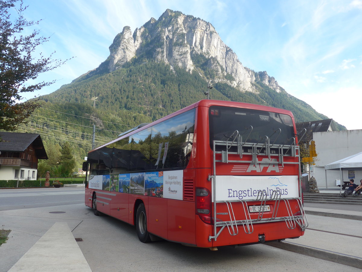(209'800) - AFA Adelboden - Nr. 24/BE 26'701 - Setra am 22. September 2019 in Innertkirchen, Grimseltor (Einsatz PostAuto f�r Engstlenalp-Bus)