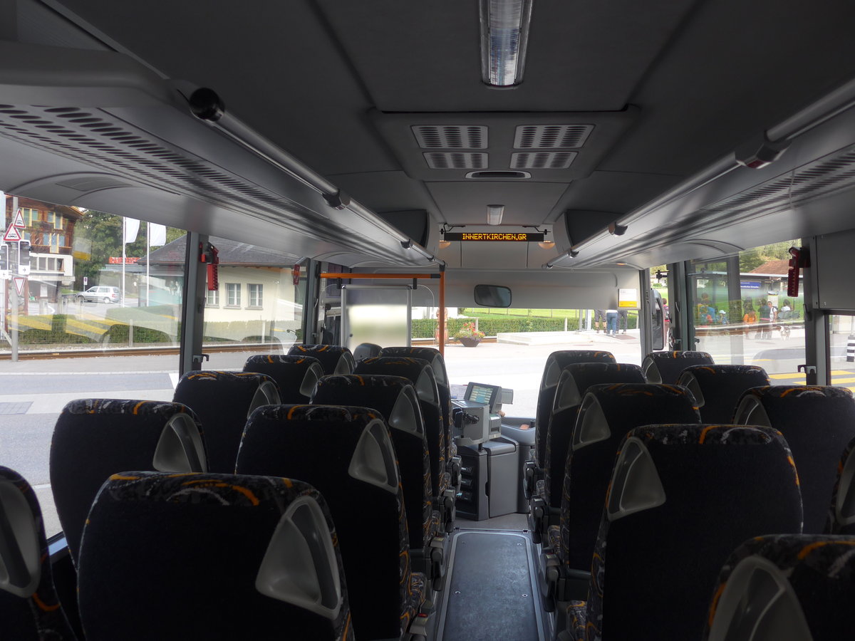 (209'802) - AFA Adelboden - Nr. 24/BE 26'701 - Setra am 22. September 2019 in Innertkirchen, Grimseltor (Innenaufnahem; Einsatz PostAuto f�r Engstlenalp-Bus)