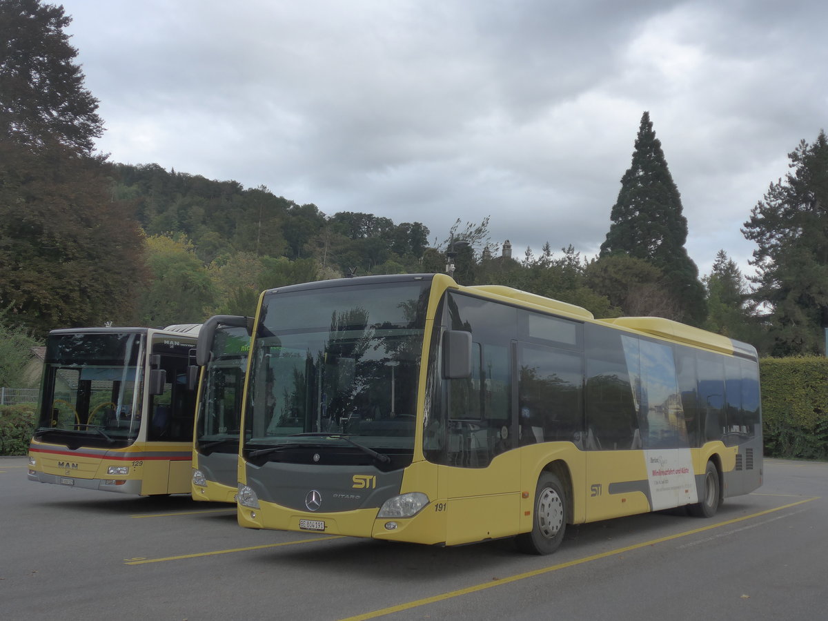 (209'882) - STI Thun - Nr. 191/BE 804'191 - Mercedes am 5. Oktober 2019 bei der Schiffl�ndte Thun
