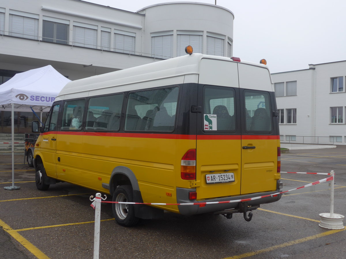 (209'915) - PostAuto Ostschweiz - AR 15'234 - Mercedes (ex �sers Poschtli, Reute) am 6. Oktober 2019 in Wil, Larag