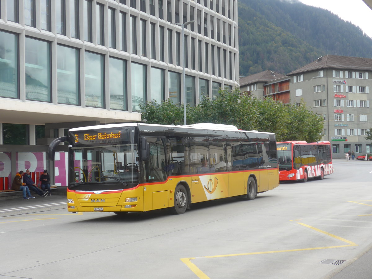 (210'027) - D�nser, Trimmis - GR 95'435 - MAN am 6. Oktober 2019 beim Bahnhof Chur