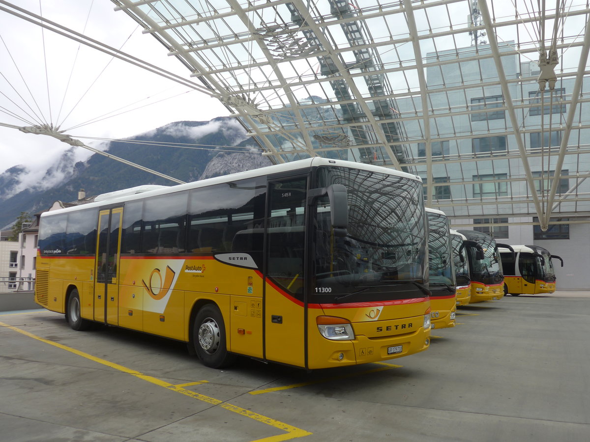(210'046) - PostAuto Graub�nden - GR 179'710 - Setra am 6. Oktober 2019 in Chur, Postautostation
