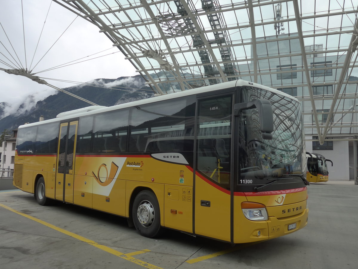 (210'048) - PostAuto Graub�nden - GR 179'710 - Setra am 6. Oktober 2019 in Chur, Postautostation