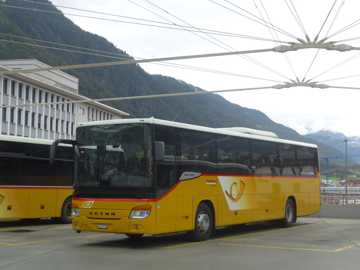 (210'052) - PostAuto Graub�nden - GR 179'710 - Setra am 6. Oktober 2019 in Chur, Postautostation