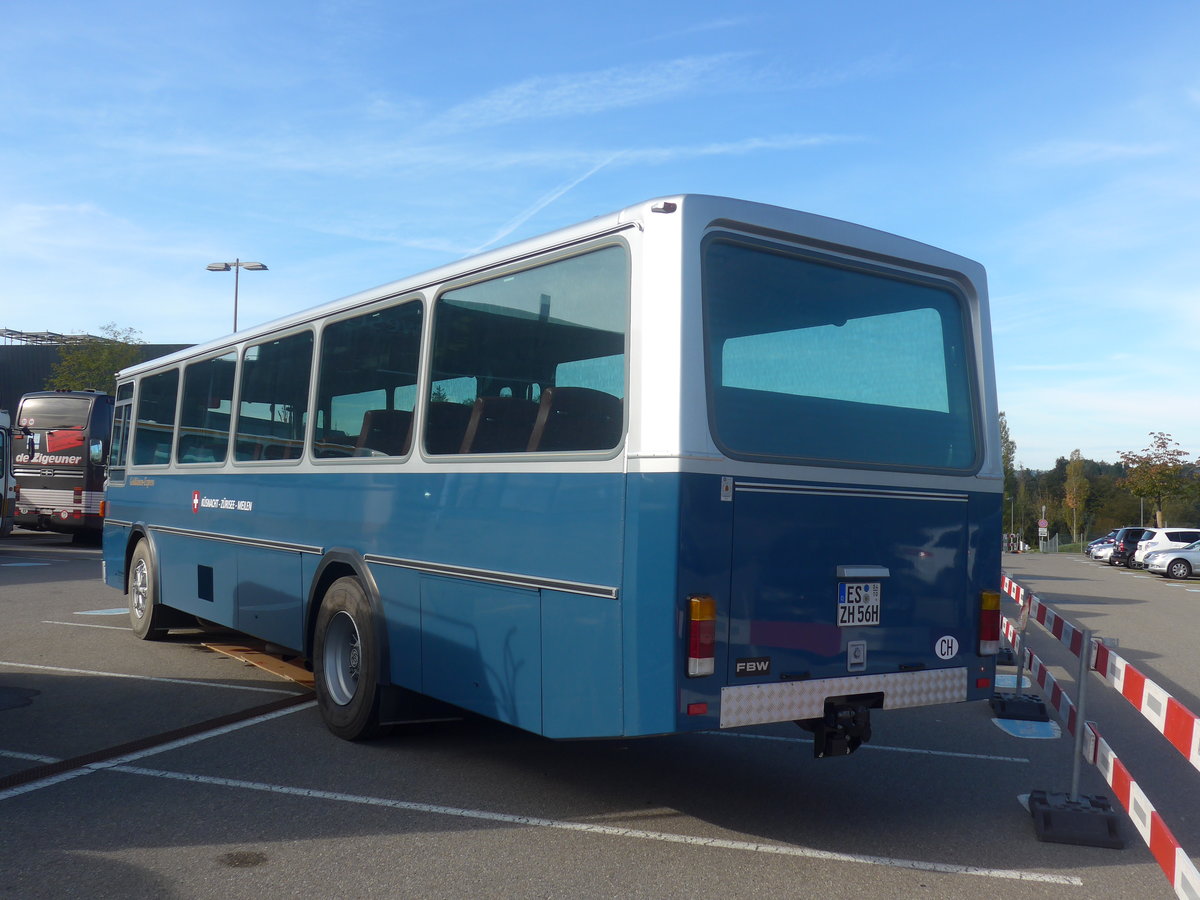 (210'161) - Aus Deutschland: Fischer, Weilheim - Nr. 7/ES-ZH 56H - FBW/T�scher (ex Schneider, CH-Wettswil; ex Tiemann, CH-Oetwil Nr. 7; ex VZO Gr�ningen/CH Nr. 7) am 12. Oktober 2019 in Bern, Westside