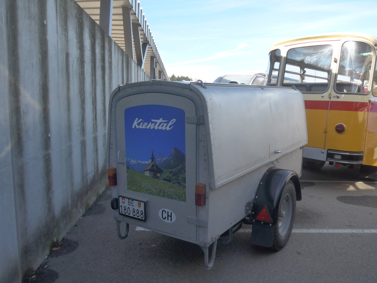 (210'165) - Schmid, Th�rishaus - BE 180'888 - Hess Gep�ckanh�nger (ex Schranz, Adelboden; ex Portenier, Adelboden; ex Geiger, Adelboden) am 12. Oktober 2019 in Bern, Westside