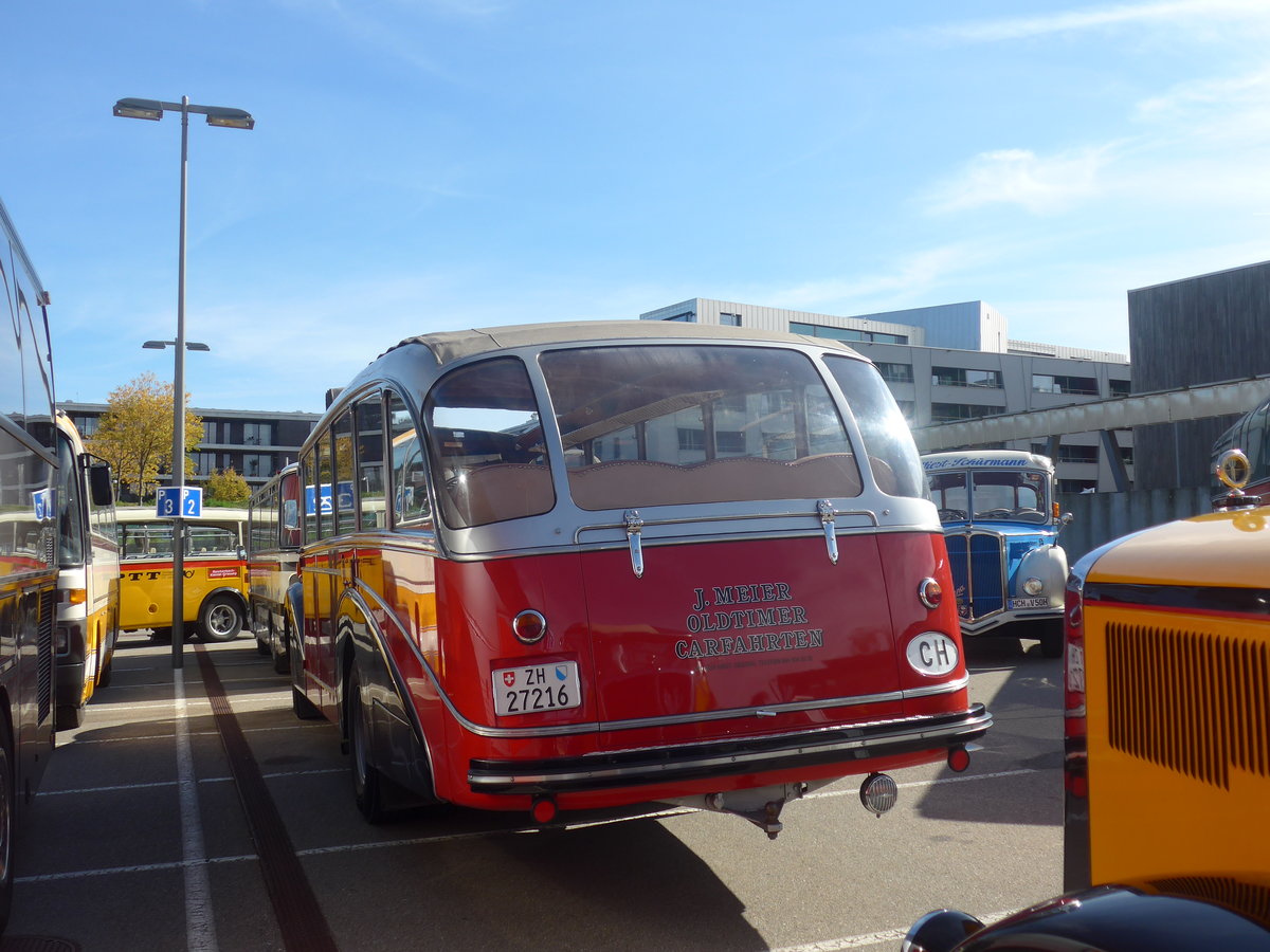 (210'184) - Meier, Gr�t - Nr. 12/ZH 27'216 - FBW/R&J (ex Wespe, Altst�tten; ex AFA Adelboden Nr. 12) am 12. Oktober 2019 in Bern, Westside