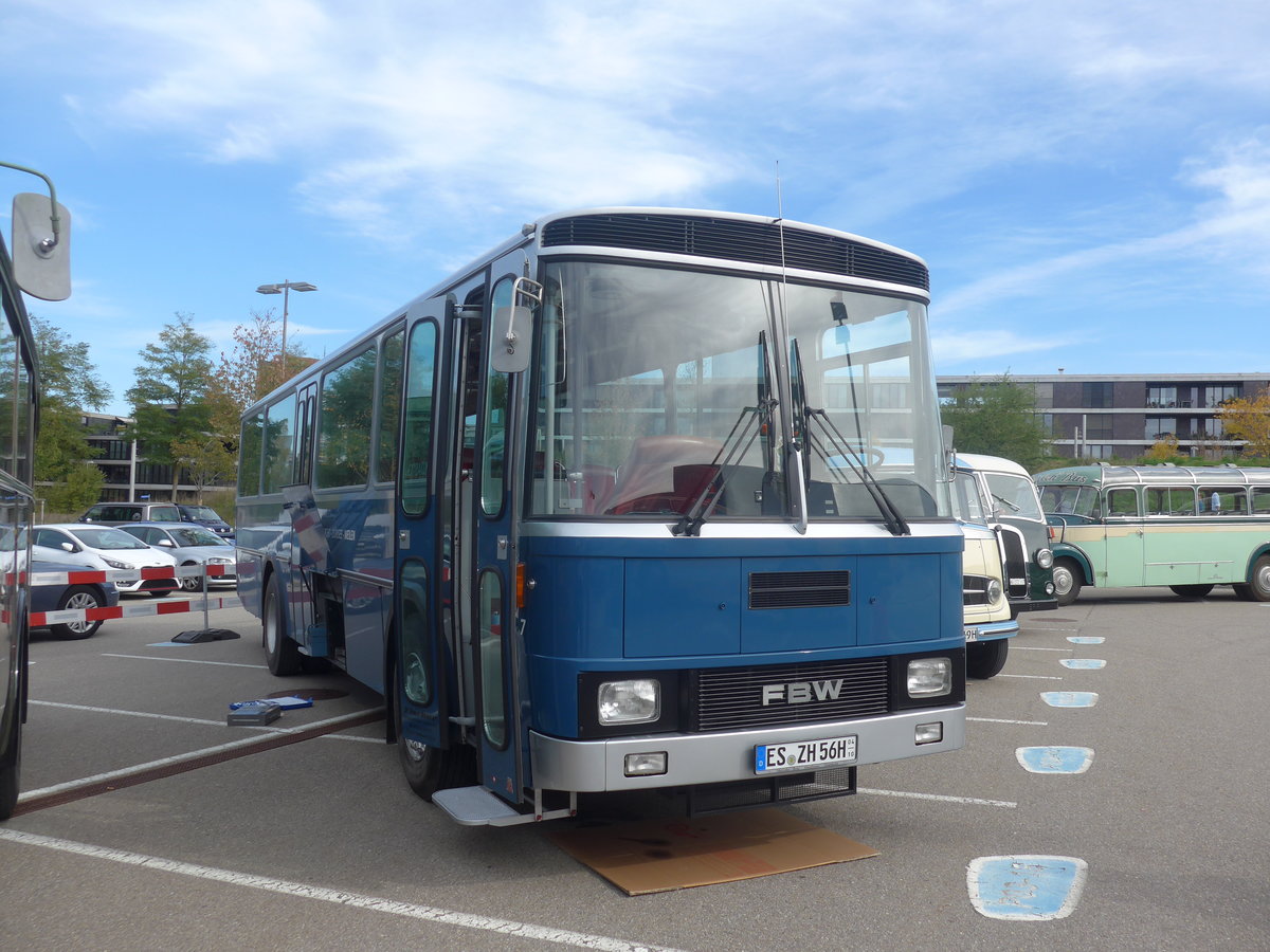 (210'222) - Aus Deutschland: Fischer, Weilheim - Nr. 7/ES-ZH 56H - FBW/T�scher (ex Schneider, CH-Wettswil; ex Tiemann, CH-Oetwil Nr. 7; ex VZO Gr�ningen/CH Nr. 7) am 12. Oktober 2019 in Bern, Westside