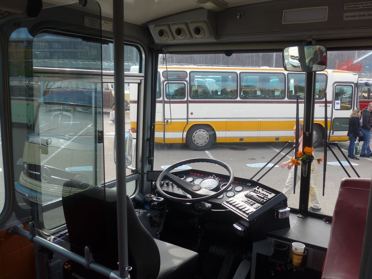 (210'224) - Aus Deutschland: Fischer, Weilheim - Nr. 7/ES-ZH 56H - FBW/T�scher (ex Schneider, CH-Wettswil; ex Tiemann, CH-Oetwil Nr. 7; ex VZO Gr�ningen/CH Nr. 7) am 12. Oktober 2019 in Bern, Westside (Innenaufnahme)