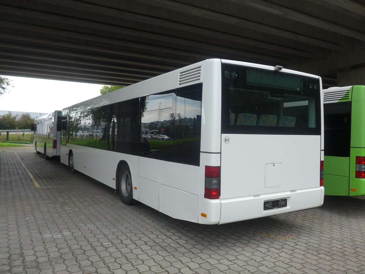 (210'245) - Interbus, Yverdon - Nr. 61 - MAN (ex transN, La Chaux-de-Fonds; ex TN Neuch�tel) am 12. Oktober 2019 in Kerzers, Murtenstrasse