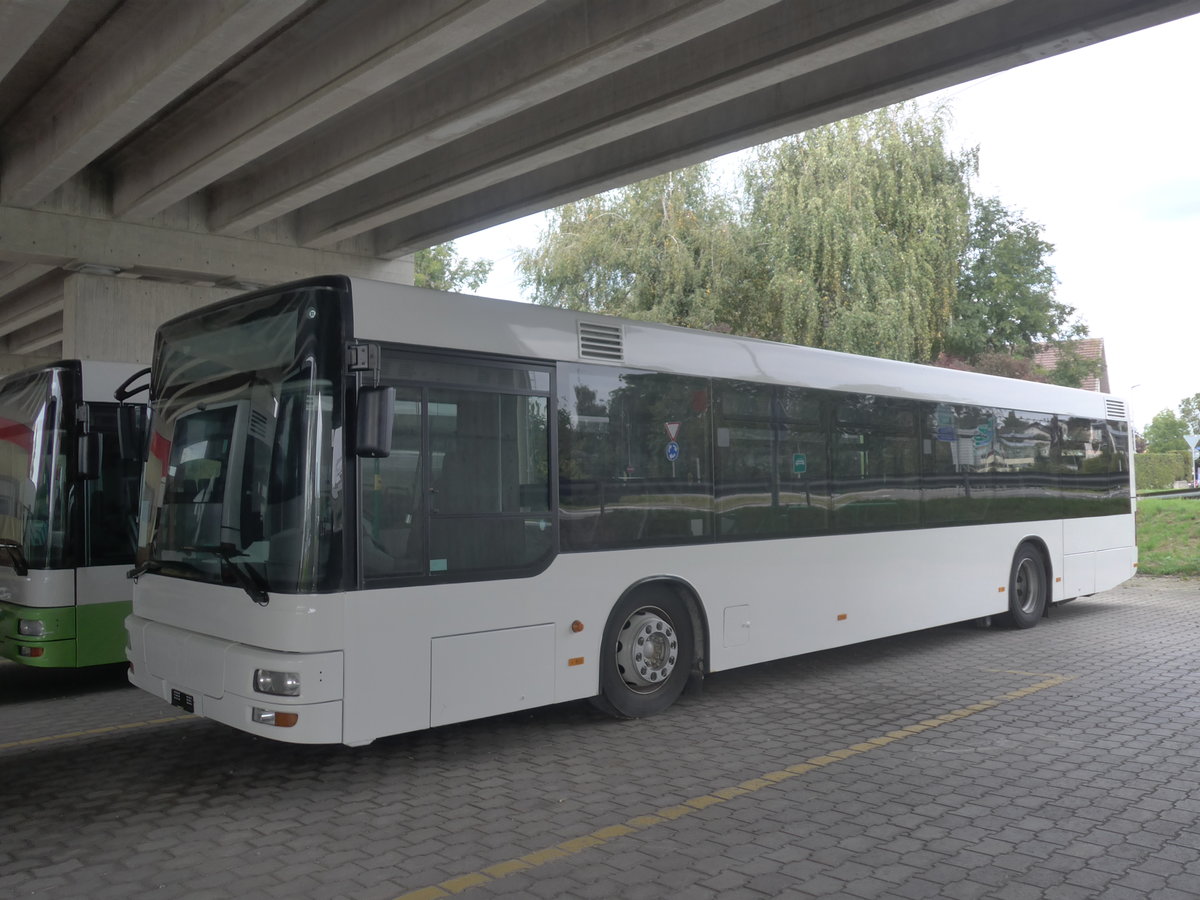 (210'246) - Interbus, Kerzers - Nr. 61 - MAN (ex transN, La Chaux-de-Fonds; ex TN Neuch�tel) am 12. Oktober 2019 in Kerzers, Murtenstrasse
