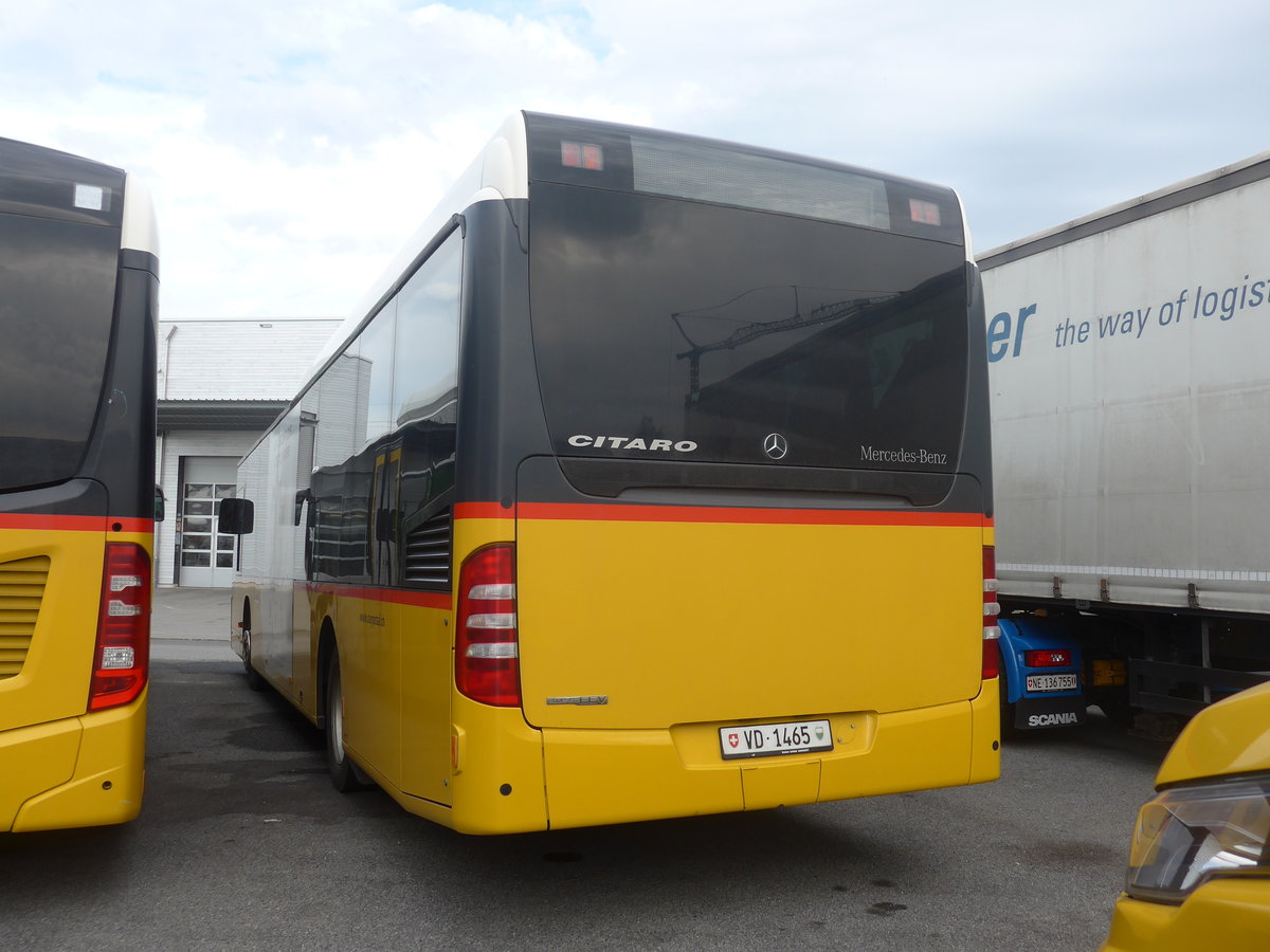(210'268) - CarPostal Ouest - VD 1465 - VD 1465 - Mercedes (ex TPB, S�deilles) am 12. Oktober 2019 in Kerzers, Interbus