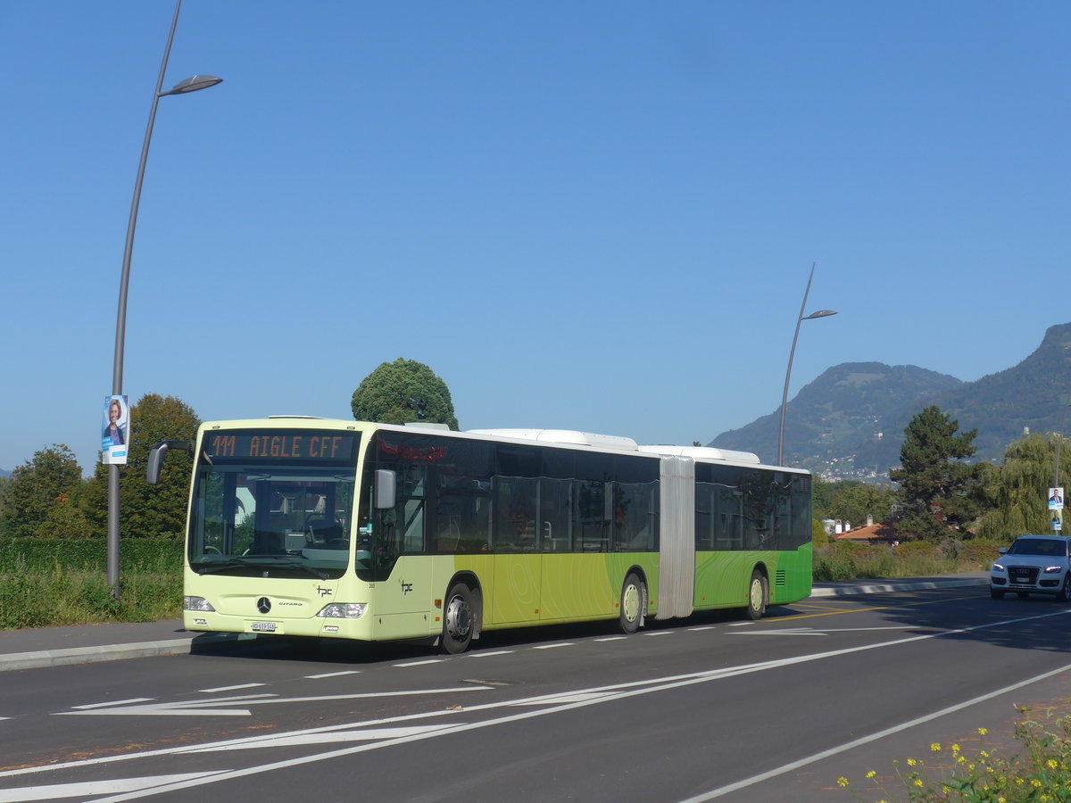 (210'308) - TPC Aigle - Nr. 305/VD 619'148 - Mercedes (ex H�rmann&S�hne, D-Hamburg) am 14. Oktober 2019 in Rennaz, H�pital