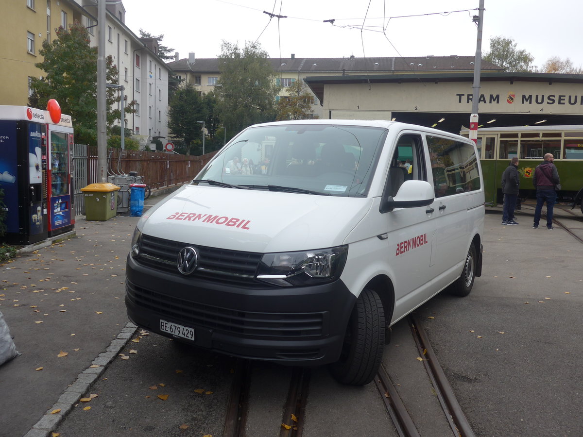(210'434) - Bernmobil, Bern - BE 679'429 - VW am 20. Oktober 2019 in Bern, Weissenb�hl