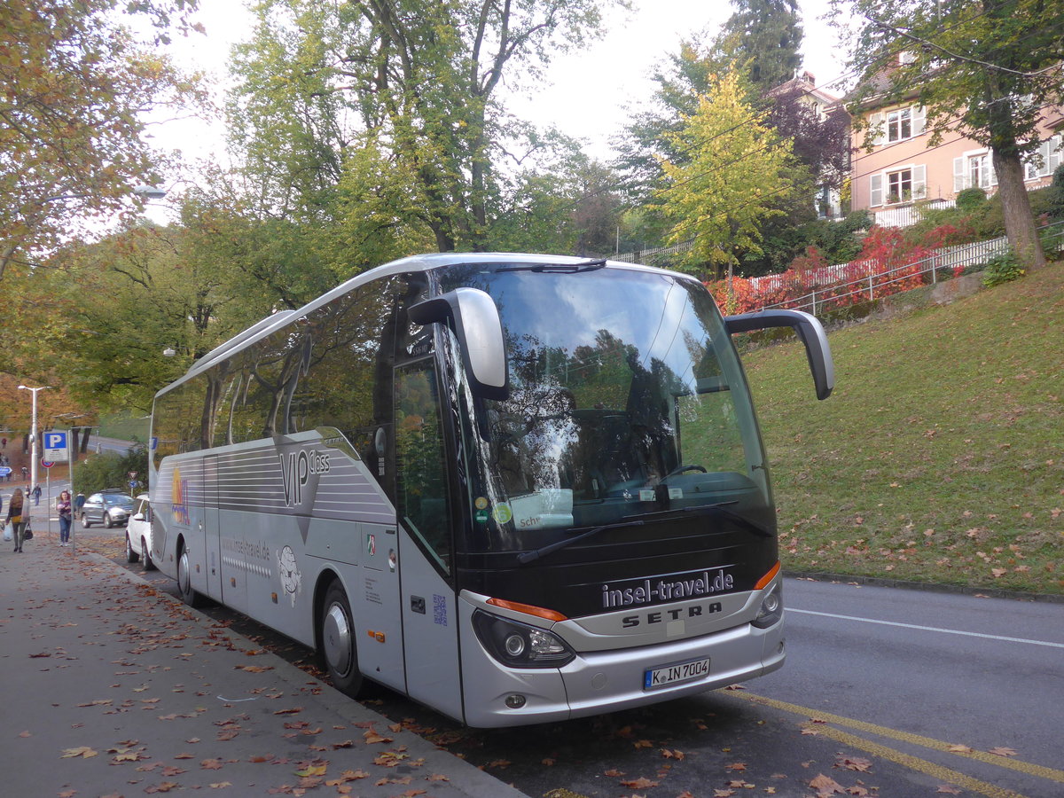 (210'487) - Aus Deutschland: Insel, K�ln - K-IN 7004 - Setra am 20. Oktober 2019 in Bern, Grosser Muristalden