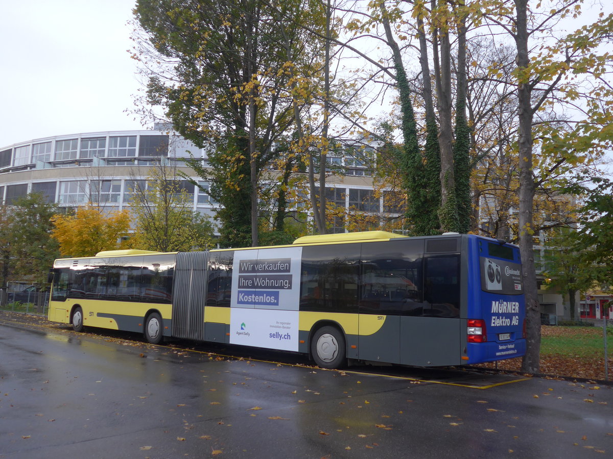 (210'745) - STI Thun - Nr. 146/BE 801'146 - MAN am 3. November 2019 bei der Schiffl�ndte Thun